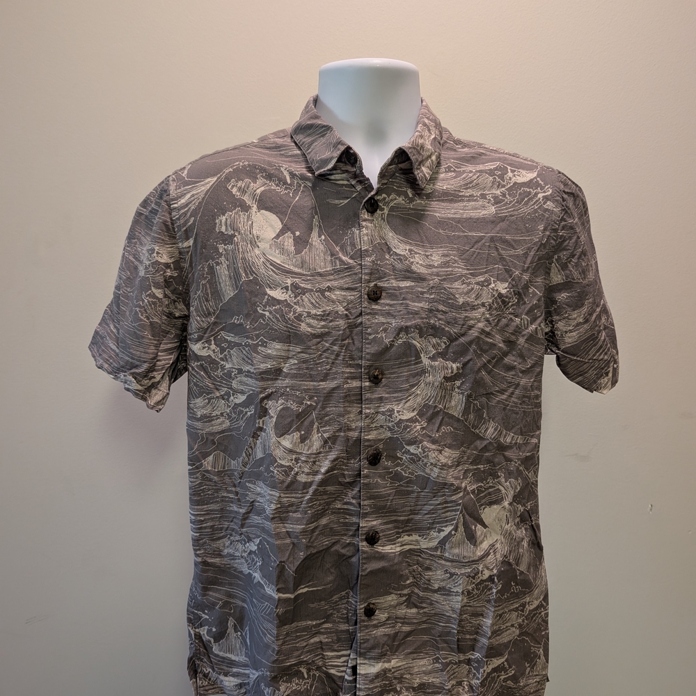 Men's Gray Patterned Shirt
